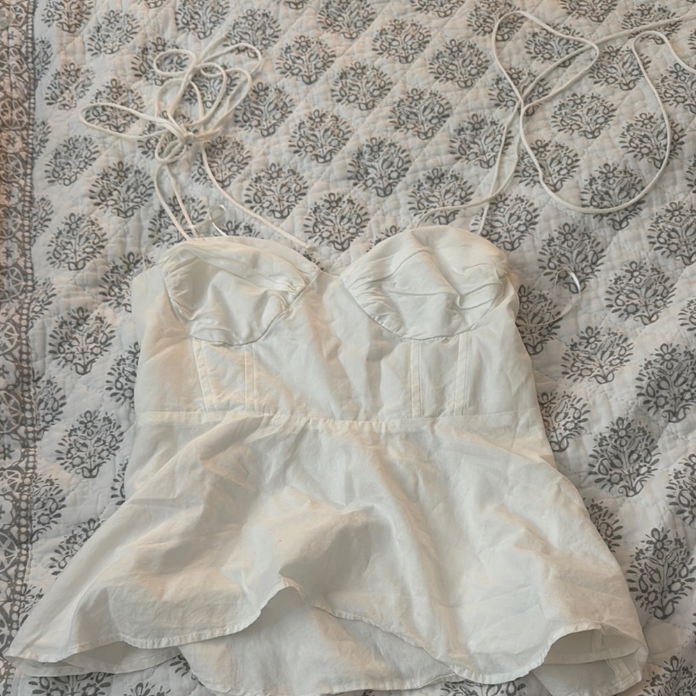 ZARA worn once Elegant White Women's Top